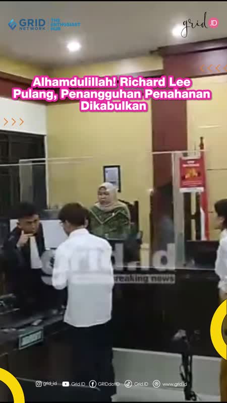 Alhamdulillah! Richard Lee Pulang, Penangguhan Penahanan Dikabulkan