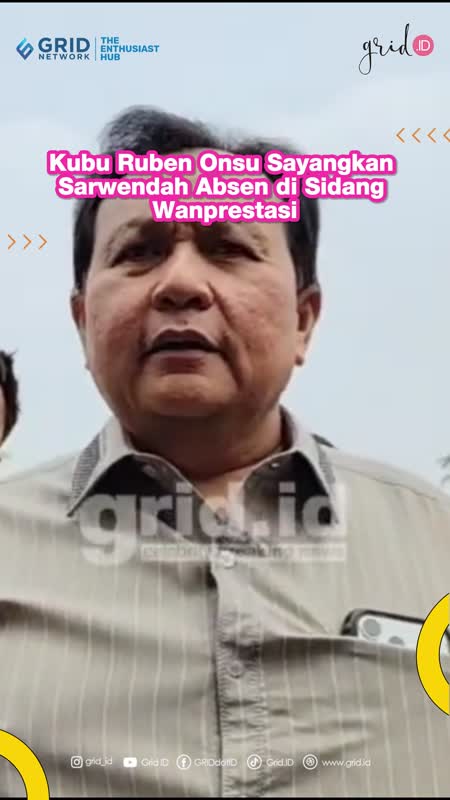 Kubu Ruben Onsu Sayangkan Sarwendah Absen di Sidang Wanprestasi