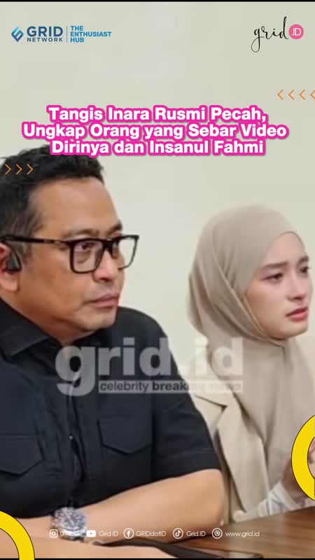 Tangis Inara Rusmi Pecah, Ungkap Orang yang Sebar Video Dirinya dan Insanul Fahm
