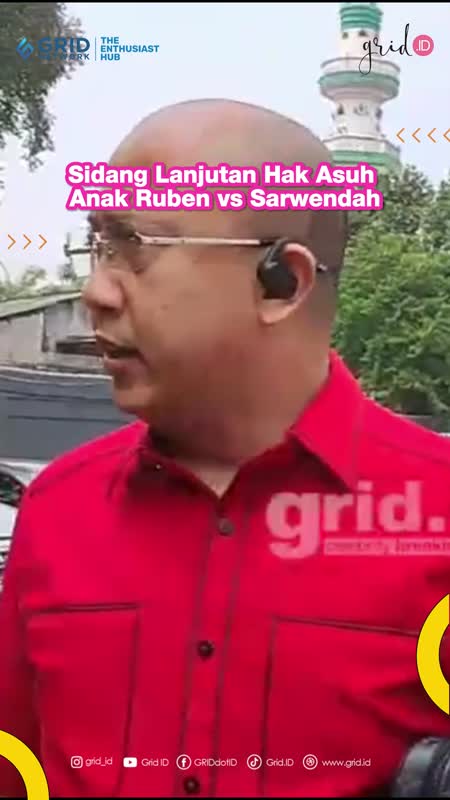 Sidang Lanjutan Perebutan Hak Asuh Anak Ruben Onsu dan Sarwendah