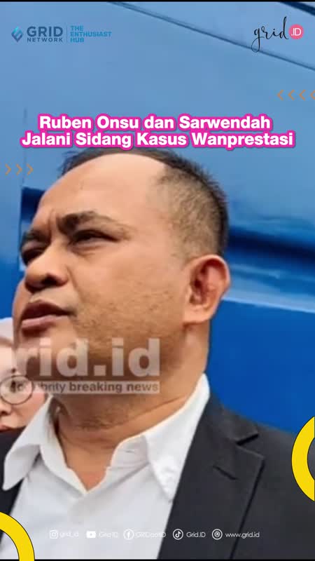 Ruben Onsu dan Srawendah Jalani Sidang Kasus Wanprestasi