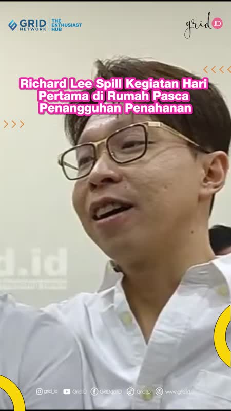Richard Lee Spill Kegiatan Hari Pertama di Rumah Pasca Penangguhan Penahanan