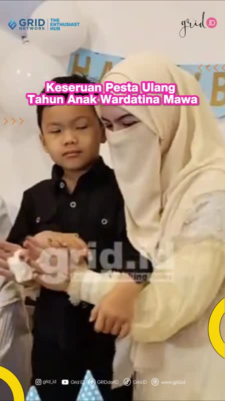 Keseruan Pesta Ulang Tahun Anak Wardatina Mawa
