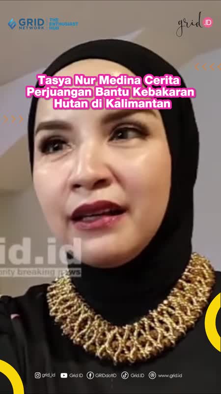 Tasya Nur Medina Cerita Perjuangan Bantu Kebakaran Hutan di Kalimantan