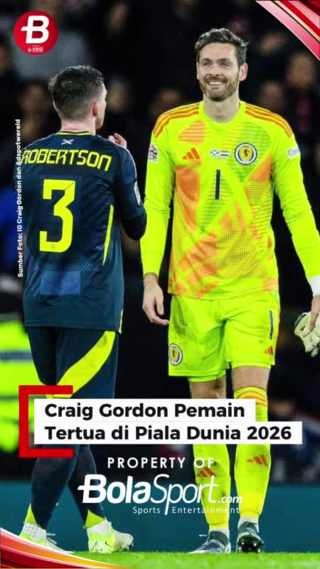 Kiper Skotlandia Pemain Paling Tua di Piala Dunia 2026