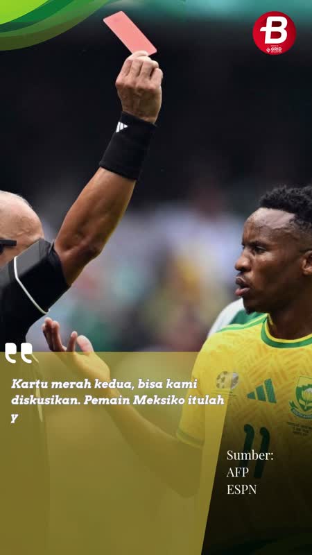 3 Kartu Merah di Laga Pertama Piala Dunia 2026