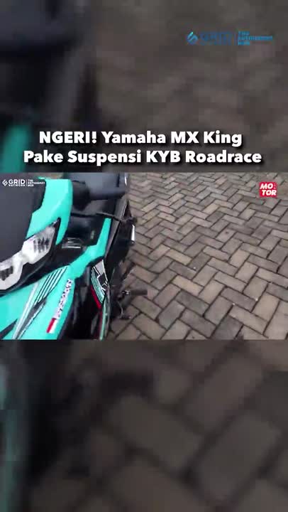 NGERI! Yamaha MX King Pake Suspensi KYB Roadrace