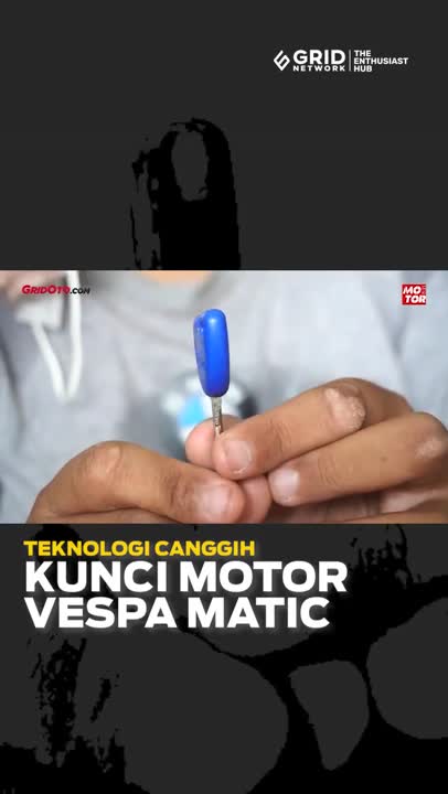 Teknologi Canggih KUNCI MOTOR Vespa Matic