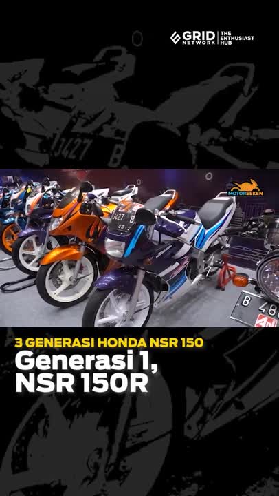 3 Generasi Honda NSR 150 di Indonesia