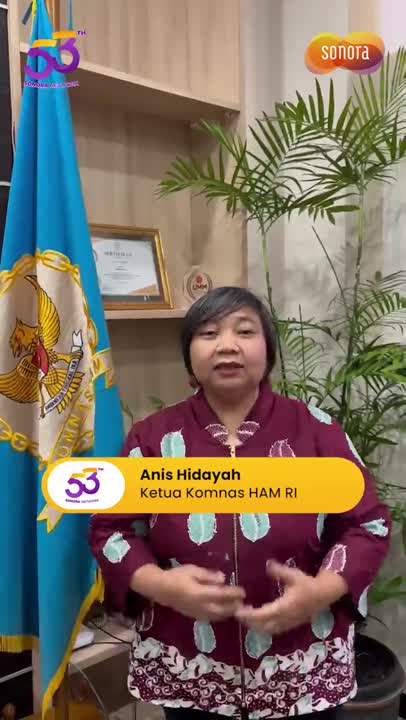 Ucapan selamat, apresiasi, dan doa HUT ke-53 Radio Sonora dari Ketua Komnas HAM Anis Hidayah