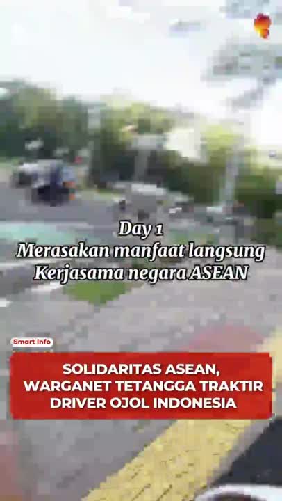Solidaritas Warga Asean! Bantu Indonesia Lewat Pemesanan Makanan & Obat-obatan Via Ojol #Shorts