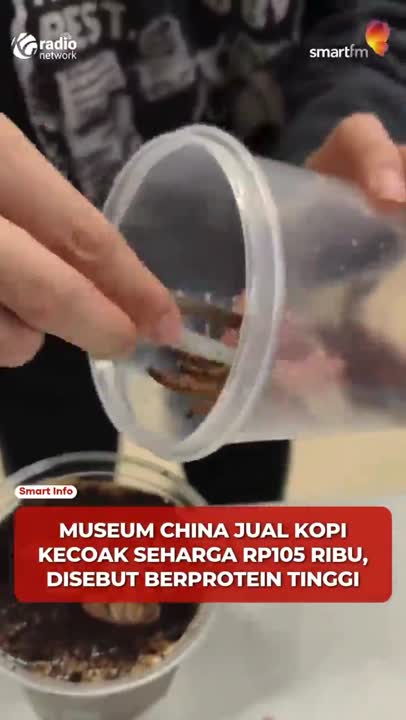Viral! Kopi Kecoa Rp105 Ribu di Museum Serangga Beijing #Shorts