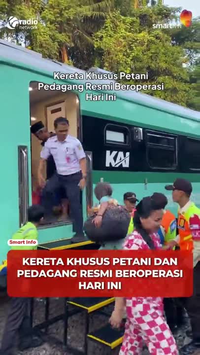 Resmi! Kereta Khusus Petani–Pedagang Rangkasbitung–Merak Beroperasi #Shorts