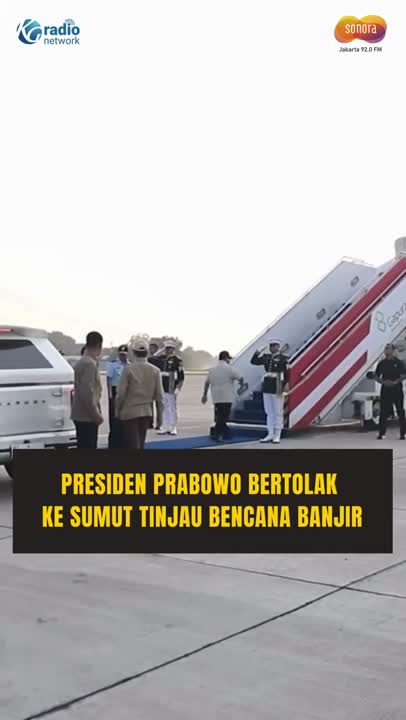 Presiden Prabowo Tinjau Titik-Titik Banjir di Tapanuli Utara #Shorts