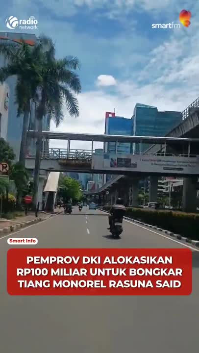 Monorel Mangkrak Rasuna Said Dibongkar, Pakai Dana Rp100 Miliar #Shorts