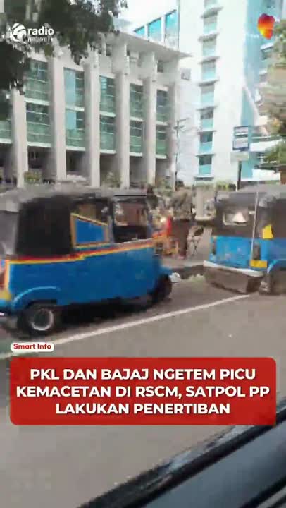 Satpol PP Tertibkan PKL & Parkir Liar di Depan RSCM #Shorts
