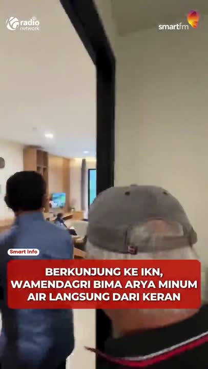 Air Keran IKN Bisa Diminum! Wamendagri Bima Arya Buktikan Langsung #Shorts