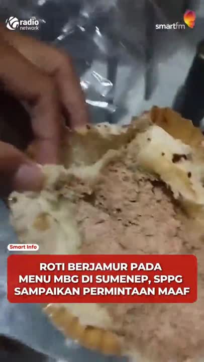 Viral Roti Berjamur di Menu MBG Sumenep, SPPG Gayam Minta Maaf & Lakukan Evaluasi