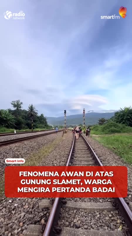 Viral Awan Berbentuk Piring di Gunung Slamet, BMKG: Bukan Pertanda Cuaca Buruk #Shorts