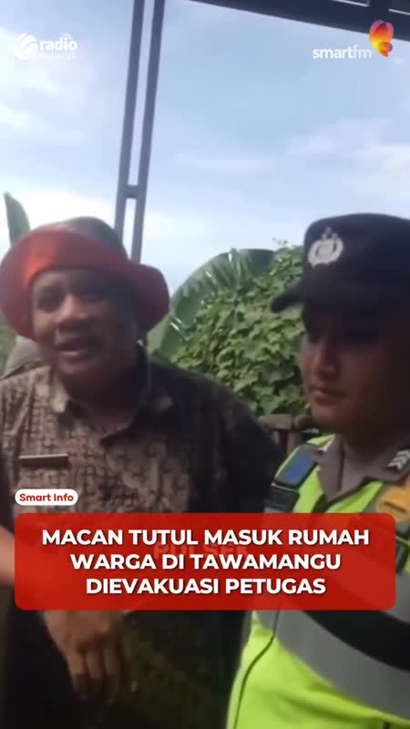 Macan Tutul Muncul di Permukiman Warga Tawangmangu, Berhasil Dievakuasi Petugas #Shorts