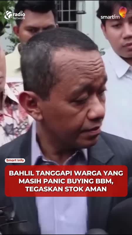 Bahlil Tanggapi Panic Buying BBM di Sejumlah Daerah #Shorts