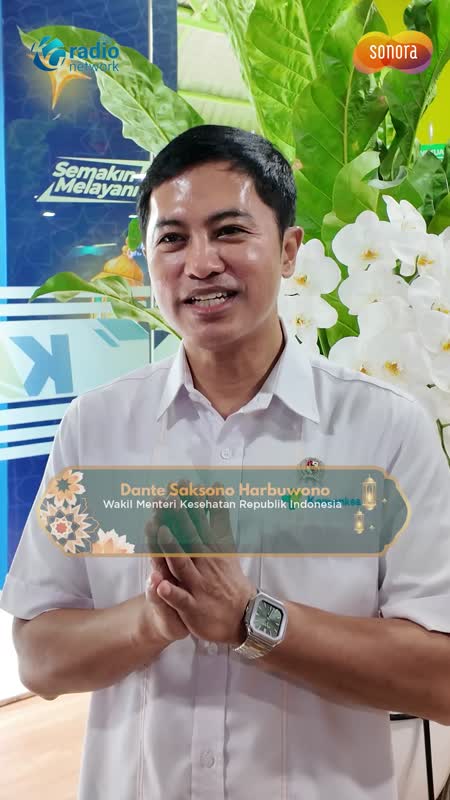 Wamenkes Dante Saksono Harbuwono Ucapkan Selamat Hari Raya Idul Fitri 1447 H