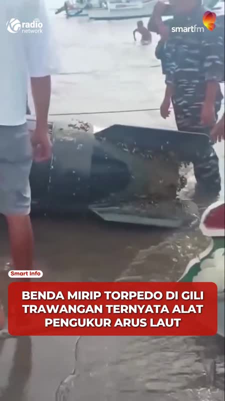 Viral! Benda Mirip Torpedo Ditemukan di Gili Trawangan, Polisi Beri Penjelasan #Shorts