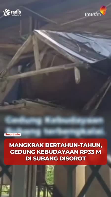 Gedung Rp33 Miliar di Subang Terbengkalai, Kini Rusak dan Tak Rampung #Shorts