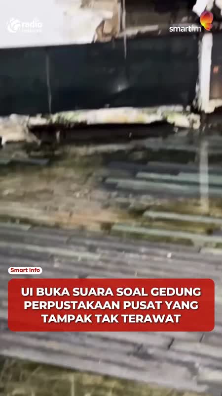 Viral Kondisi Perpustakaan UI, Kampus Sebut Sedang Direhabilitasi #Shorts