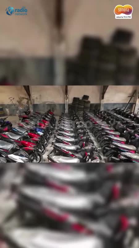 1.494 Motor Disita Polisi, Diduga Terkait Jaringan Penyelundupan & Pencucian Uang #Shorts