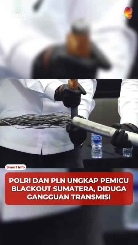 Blackout Sumatera! Kabel Transmisi Putus, Polisi Pastikan Tidak Ada Sabotase #Shorts