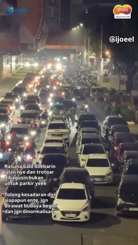 Jalan Rasuna Said Macet Dipakai Parkir Liar Penonton Konser, Dishub Minta Maaf #Shorts