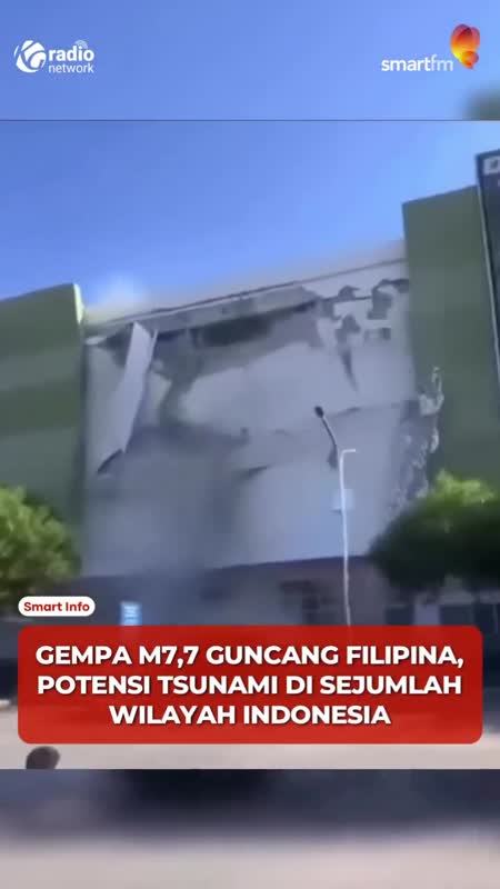 Gempa M7,7 Guncang Filipina, BMKG Keluarkan Peringatan Tsunami #Shorts