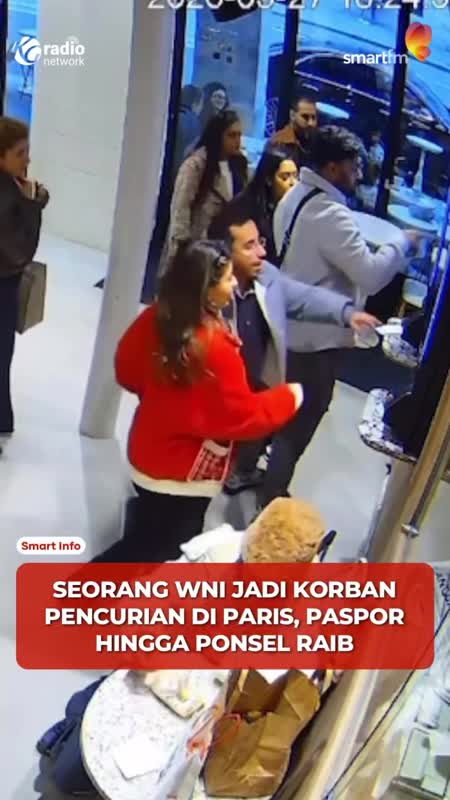 WNI Kecurian di Paris, iPhone hingga Paspor Raib Dekat Louvre #Shorts