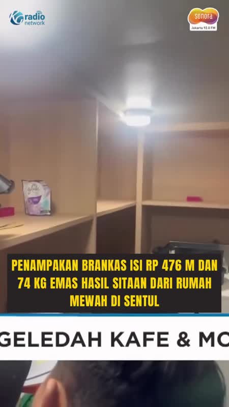 Polisi Temukan Emas Batangan 74 kg dan Uang Rp476 Miliar di Sentul #Shorts