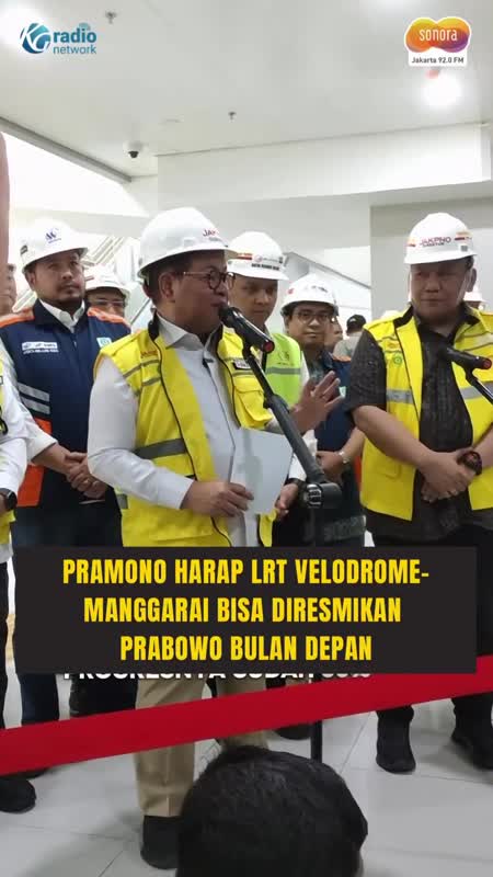 LRT Velodrome-Manggarai Diresmikan Agustus, Jalur Baru ke Dukuh Atas Disiapkan #Shorts
