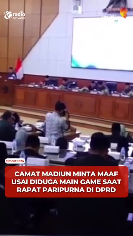 Camat Madiun Kepergok Main Game di Sidang Paripurna, Akui Kesalahan #Shorts
