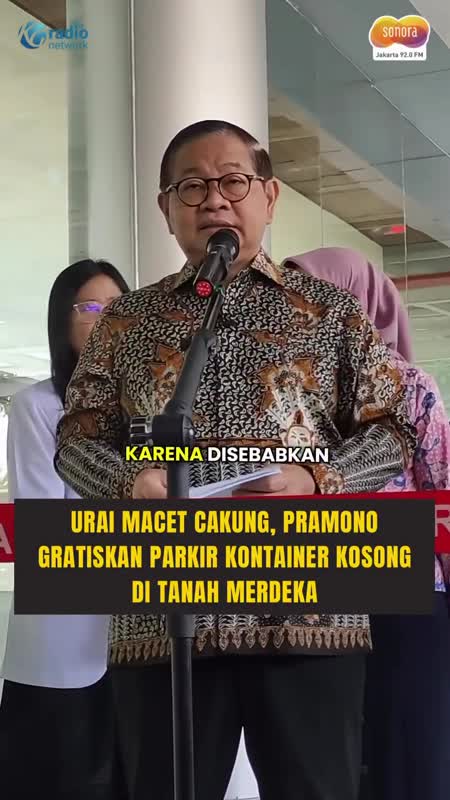 Macet Parah Cakung-Cilincing! Pramono Gratiskan Parkir Kontainer #Shorts