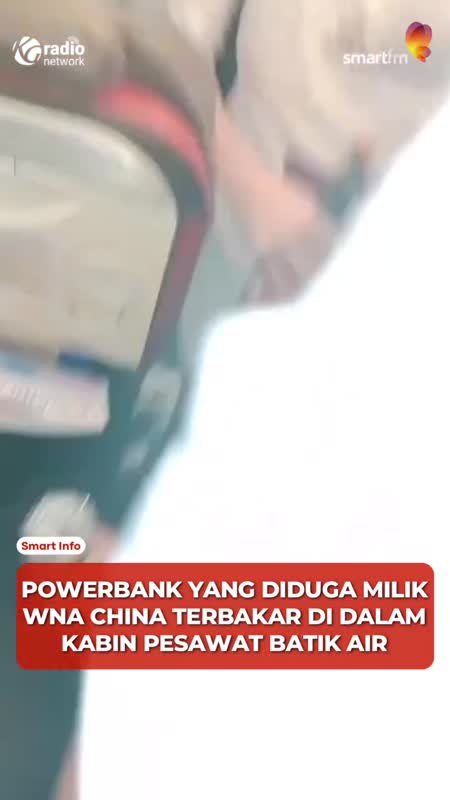 Powerbank Berpercikan Api di Pesawat Batik Air Rute Makassar–Jakarta #Shorts