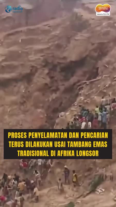Tambang Emas Runtuh Akibat Longsor di Afrika Tengah 3 #Shorts