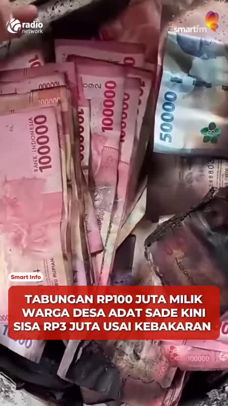 Tabungan Rp100 Juta Hasil Kerja 26 Tahun Hangus Terbakar di Kampung Adat Sade #Shorts