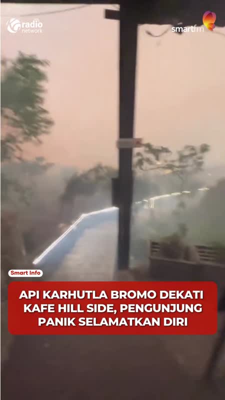 Karhutla Bromo Meluas hingga Jemplang, Pengunjung Kafe Panik #Shorts