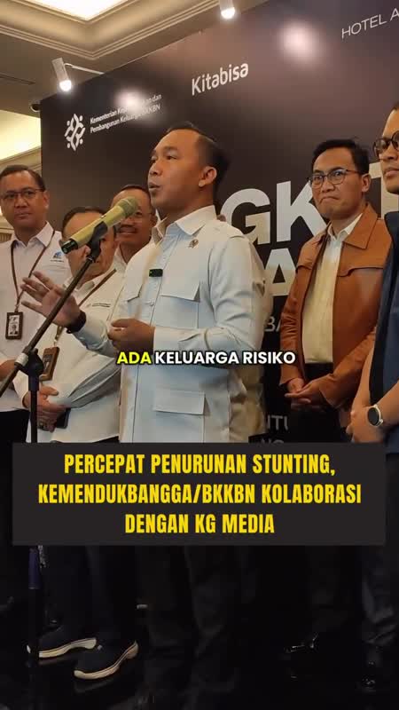 Cegah Stunting, Kemendukbangga Gandeng KG Media Perkuat Program GENTING #Shorts