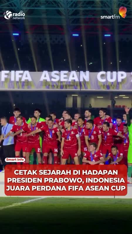 Indonesia Juara Piala ASEAN FIFA 2026, Taklukkan Thailand Lewat Penalti 4-2 #Shorts
