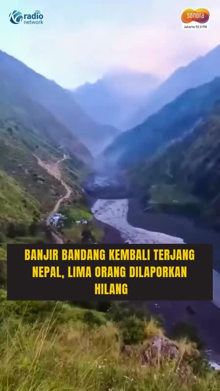 Banjir Bandang Terjang Nepal, 5 Orang Hilang dan Puluhan Rumah Rusak #Shorts