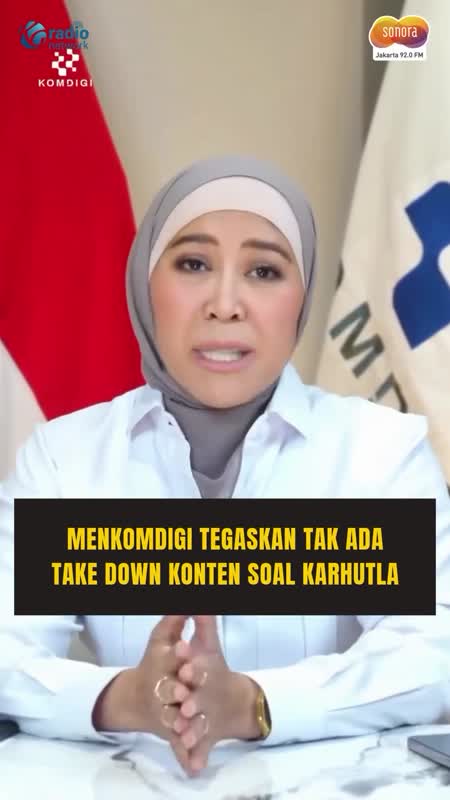 Meutya Hafid Tegaskan Komdigi Tak Pernah Minta Konten Karhutla Diturunkan #Shorts