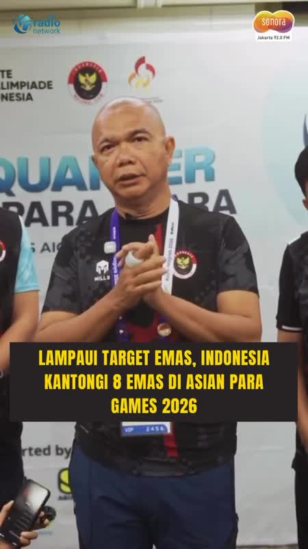 Raih 4 Emas dalam Sehari, Indonesia Lampaui Target Asian Para Games #Shorts