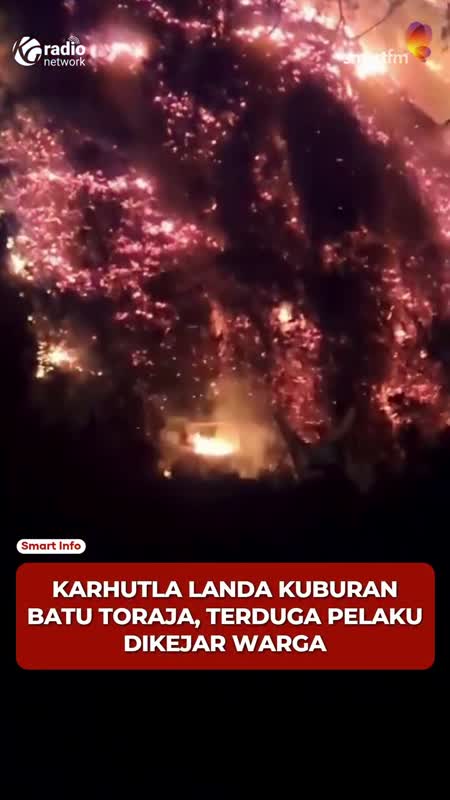 Karhutla di Toraja Utara Hanguskan Puluhan Kuburan Batu #Shorts