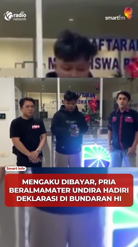 BEM Undira Bantah Terlibat Deklarasi Sumpah Pemuda di Bundaran HI #Shorts
